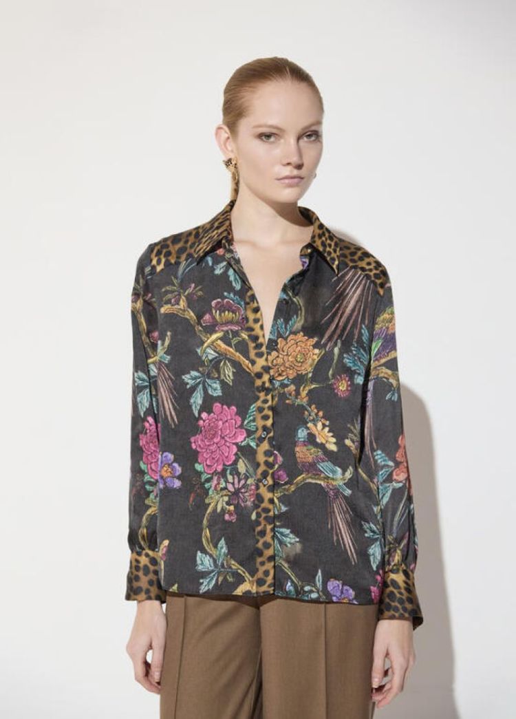 CAMISA REGULAR COMBI ANIMAL MARRON MUTLI