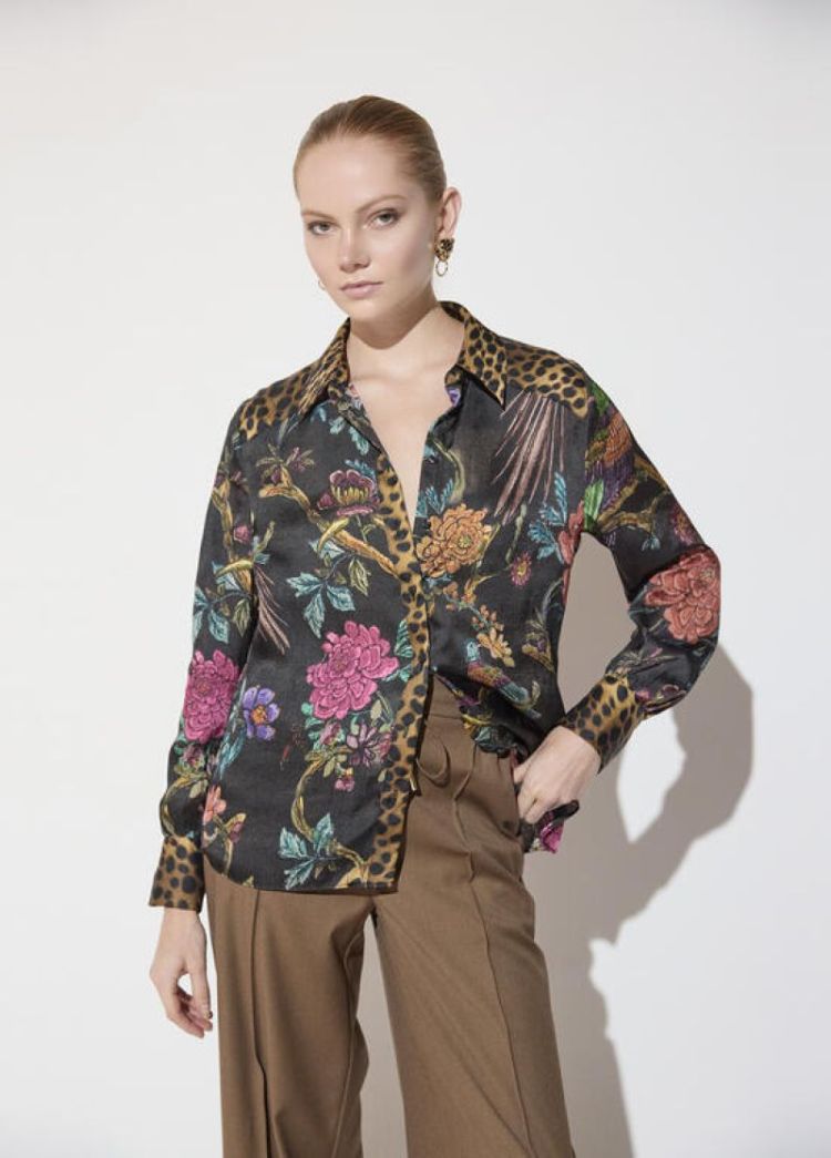 CAMISA REGULAR COMBI ANIMAL MARRON MUTLI