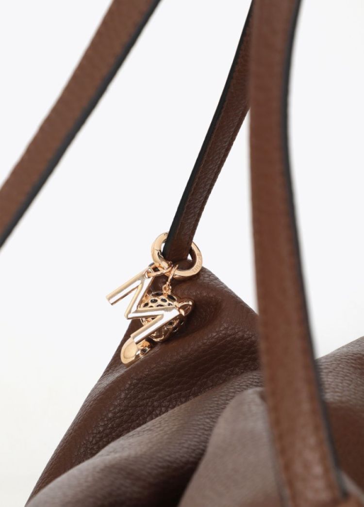 SHOPPER EFECTO MULTI TACHAS MARRON