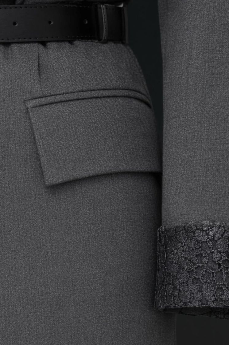 GIACCA ERMOCRATE GRIS LACE