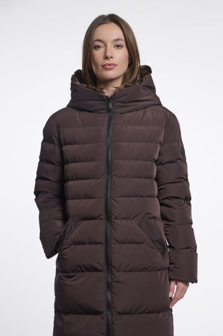 KEILAFUR PEATED BROWN LE