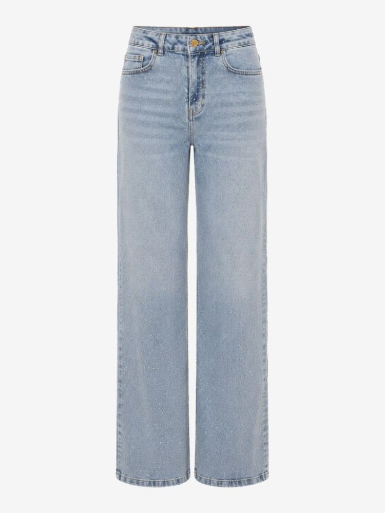 ABIGAIL STRASS JEANS LIGHT BLUE