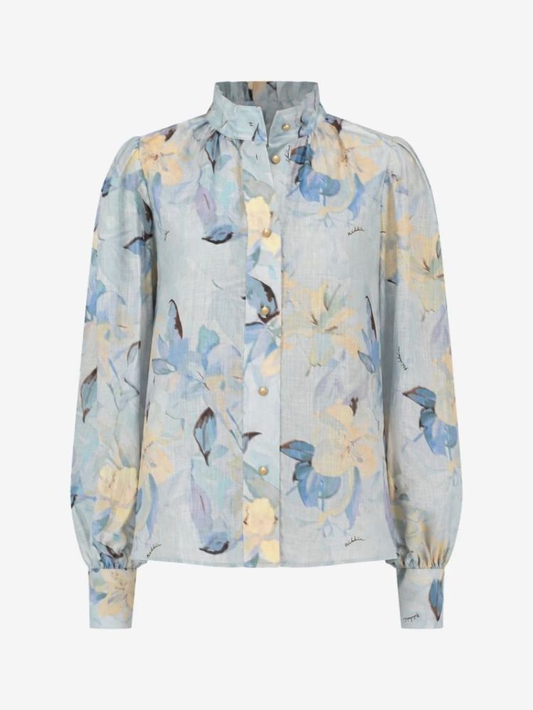 AVALON BLOUSE FROZEN BLUE