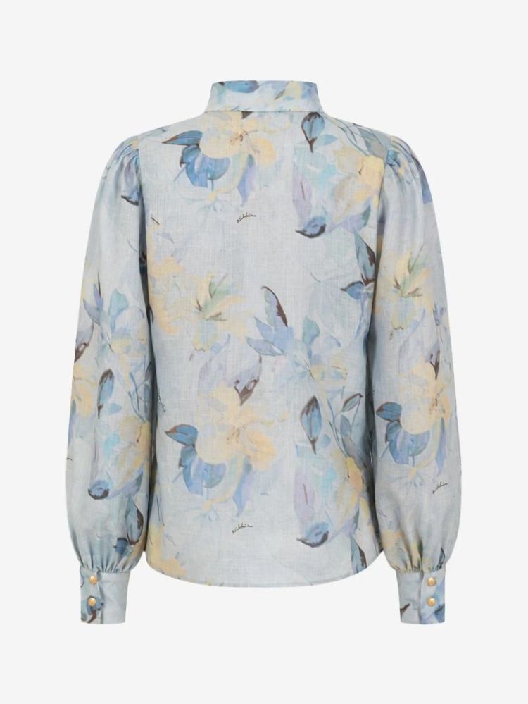 AVALON BLOUSE FROZEN BLUE