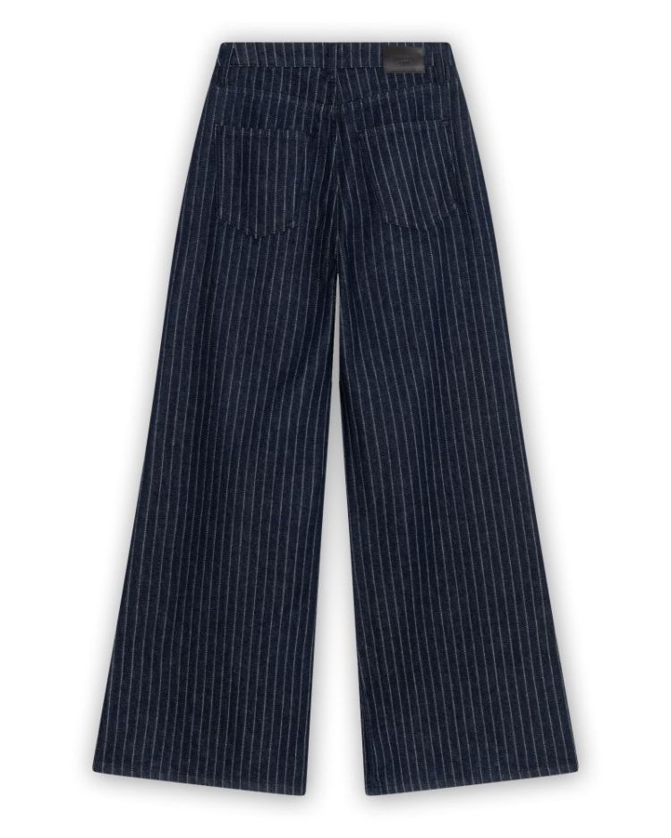 PALAZZO JEANS PINSTRIPE DARK STRIPE
