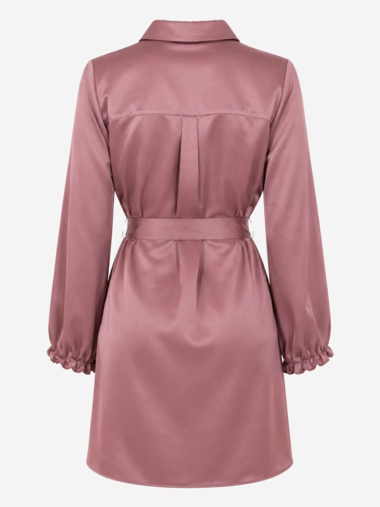 AIVY DRESS DARK ROSE