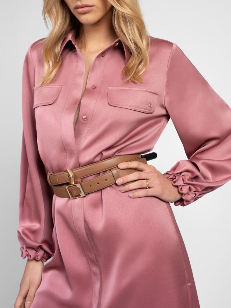 AIVY DRESS DARK ROSE