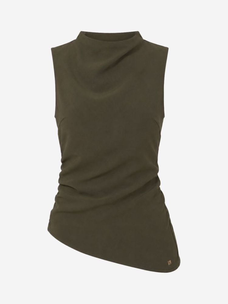 AMINE TOP NIGHT GREEN