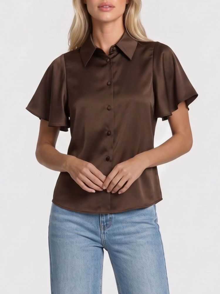 ALETHE BLOUSE CHOCOLATE TORTE