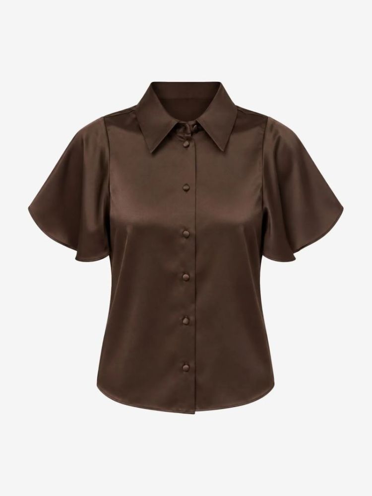 ALETHE BLOUSE CHOCOLATE TORTE