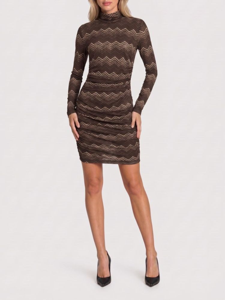 ARIVA MESH DRESS CHOCOLATE MARTI