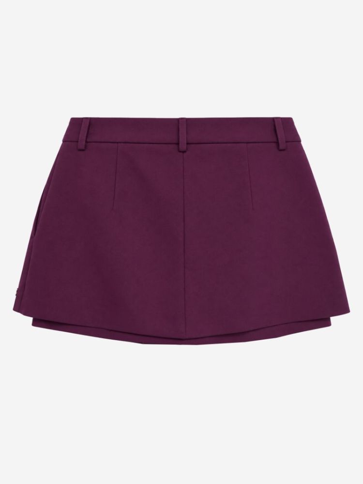 ASHIRA SKORT GRAPE WINE
