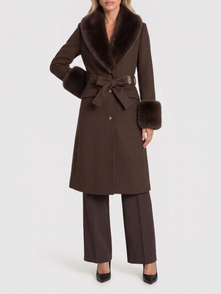 AURIA COAT CHOCOLATE MARTI