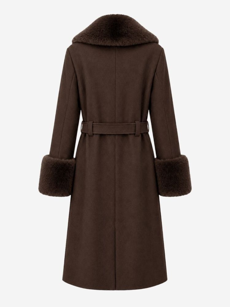AURIA COAT CHOCOLATE MARTI