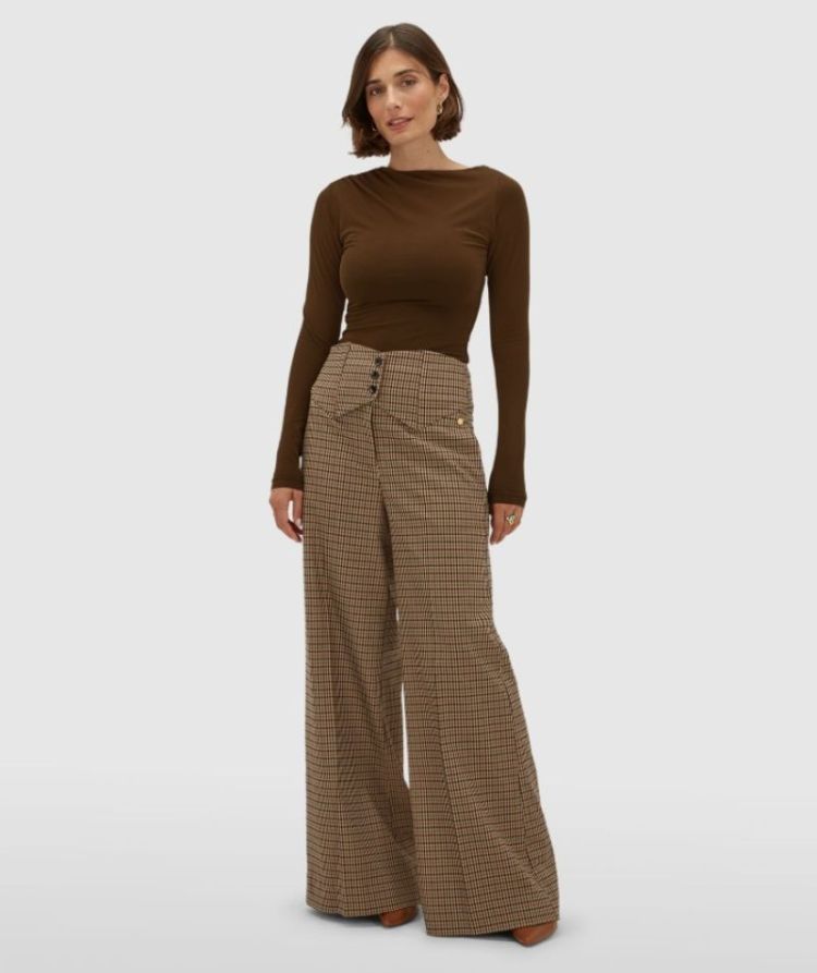 PETRA BROWN CHECK