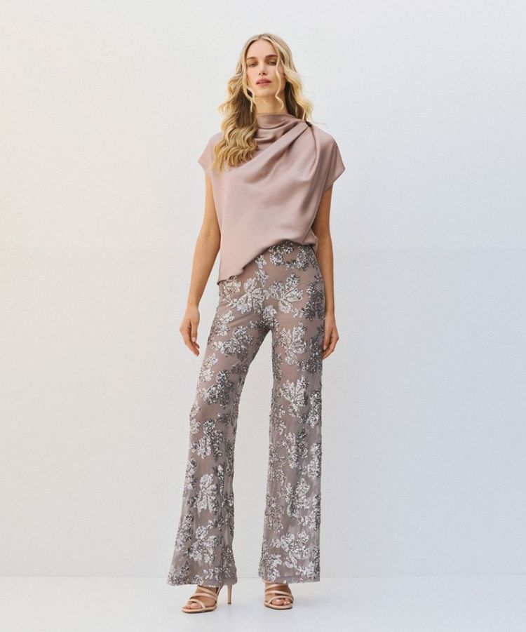 TOP DRAPED NECKLINE GREZE