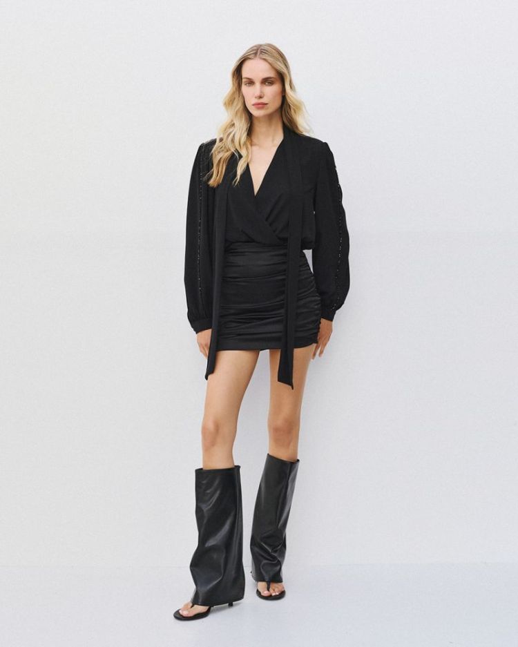 SHORT SKIRT BLACK 