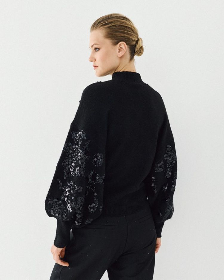 PULL STRASS BLACK