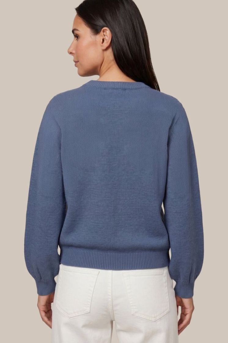 LILEAN KNITTING SWEATER GRISAILLE