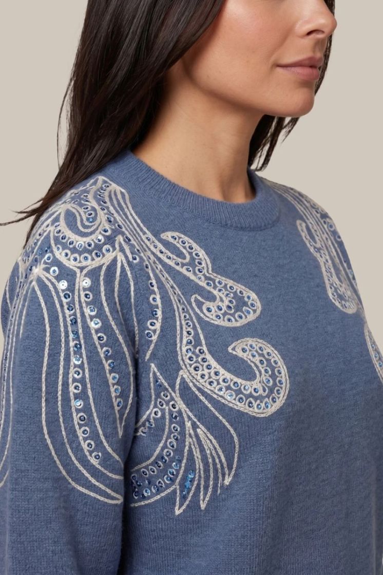 LILEAN KNITTING SWEATER GRISAILLE