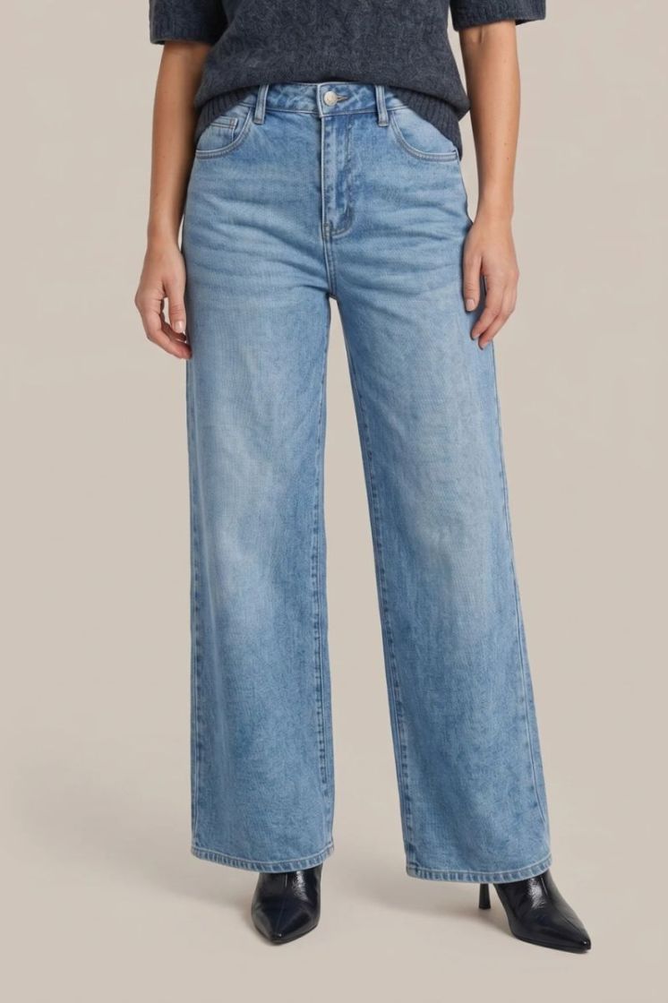 VALA JEANS DENIM MID BLUE