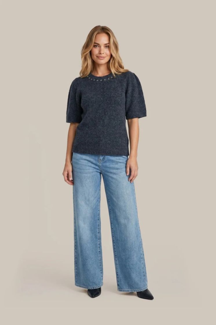 VALA JEANS DENIM MID BLUE