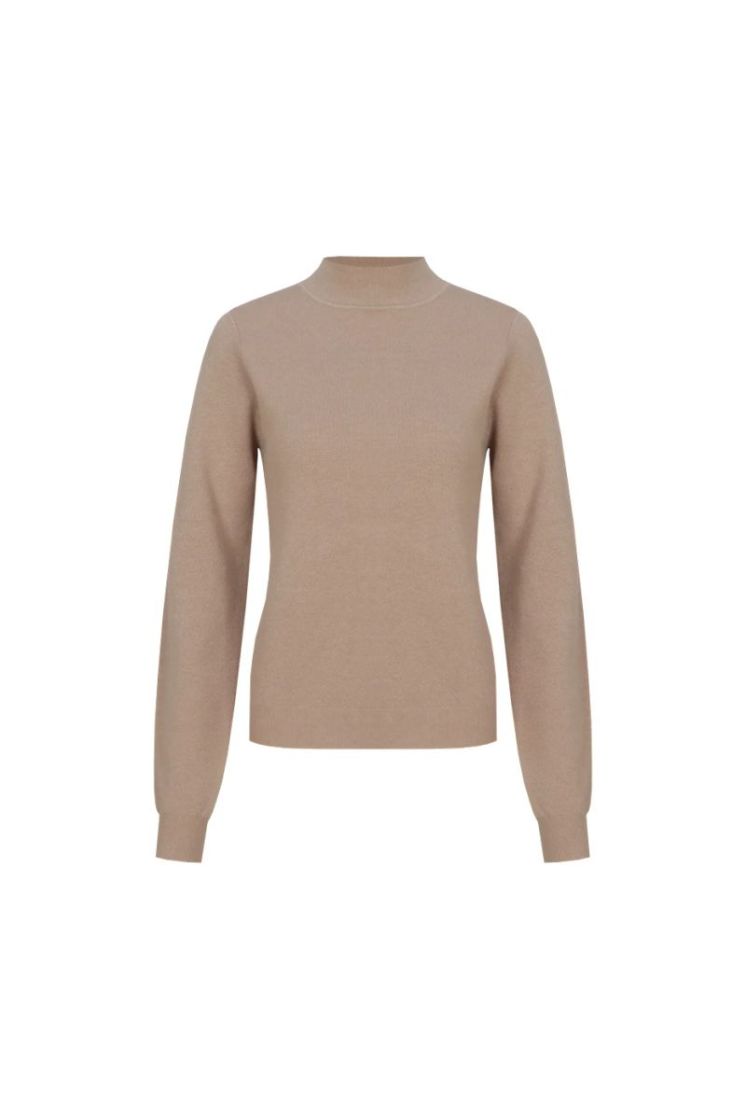 SLAINE KNITTING TOP LIGHT CAMEL