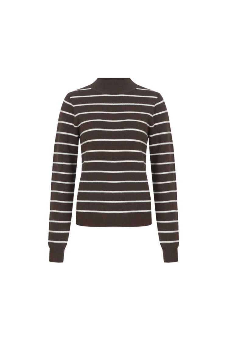 SLAINE KNITTING TOP 0DARK EARTH WOO