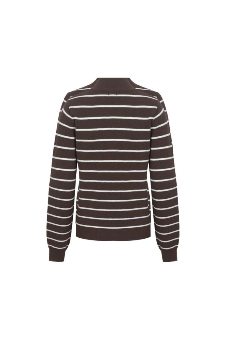 SLAINE KNITTING TOP 0DARK EARTH WOO