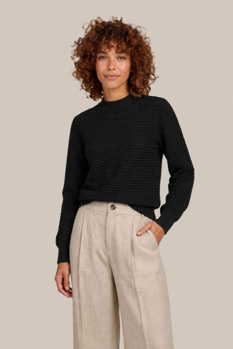 TUIREN KNITTING TOP BLACK