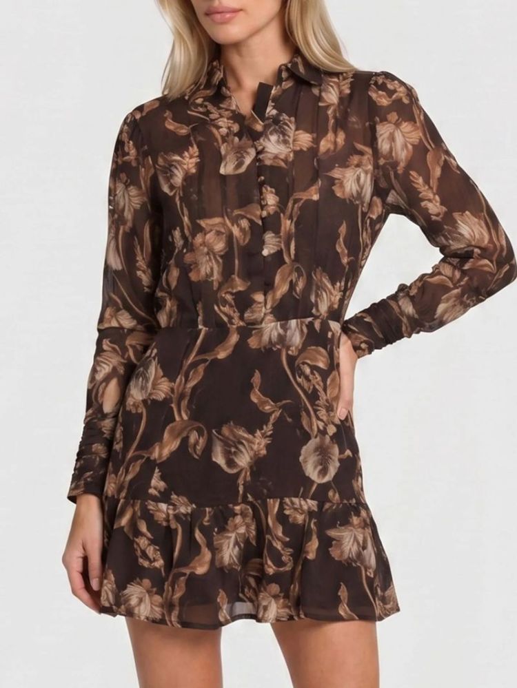 APILLONE DRESS CHOCOLATE MARTI