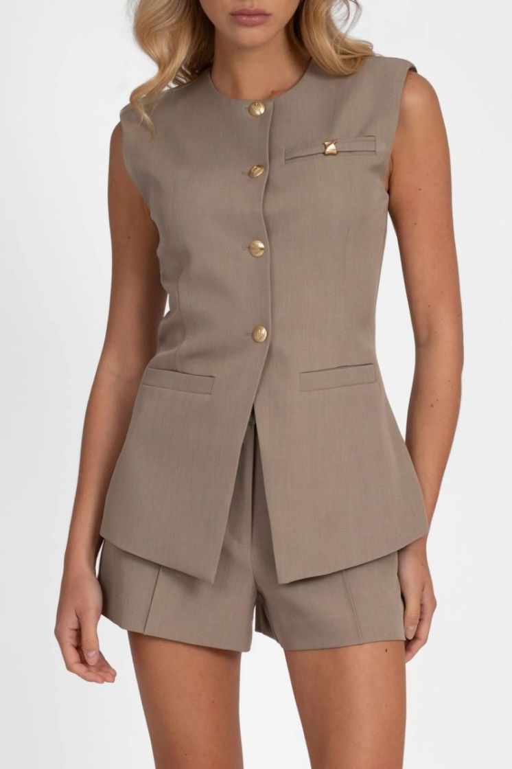 RENO WAISTCOAT MEXICAN SAND