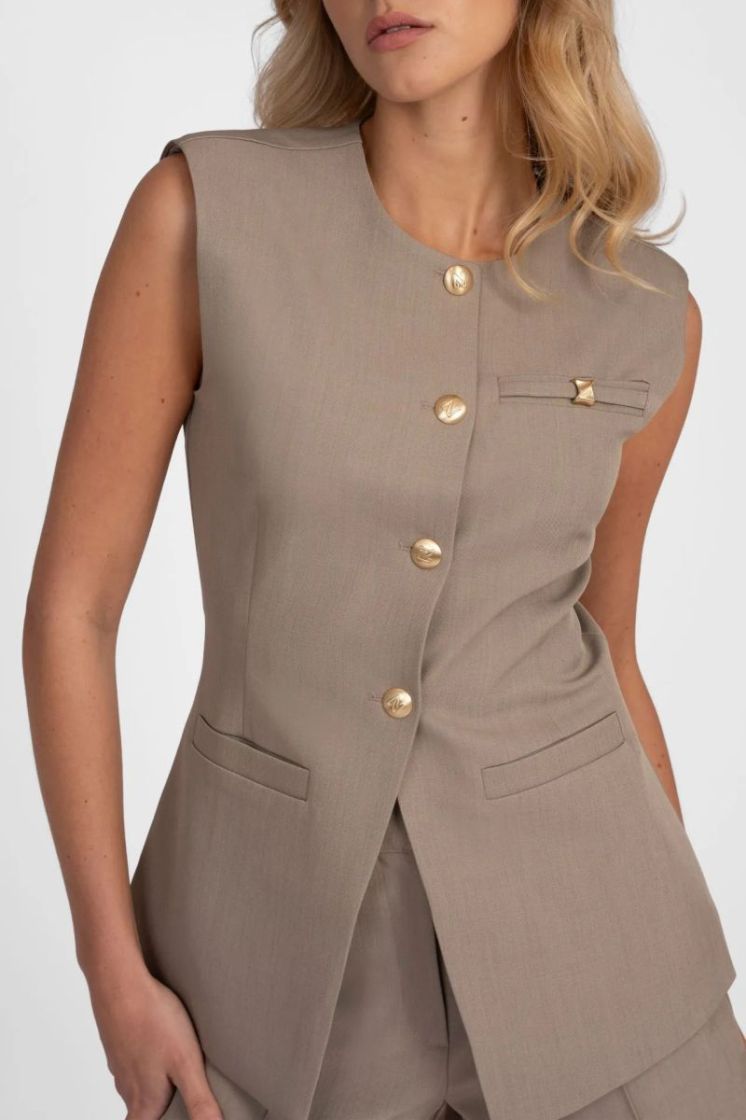 RENO WAISTCOAT MEXICAN SAND