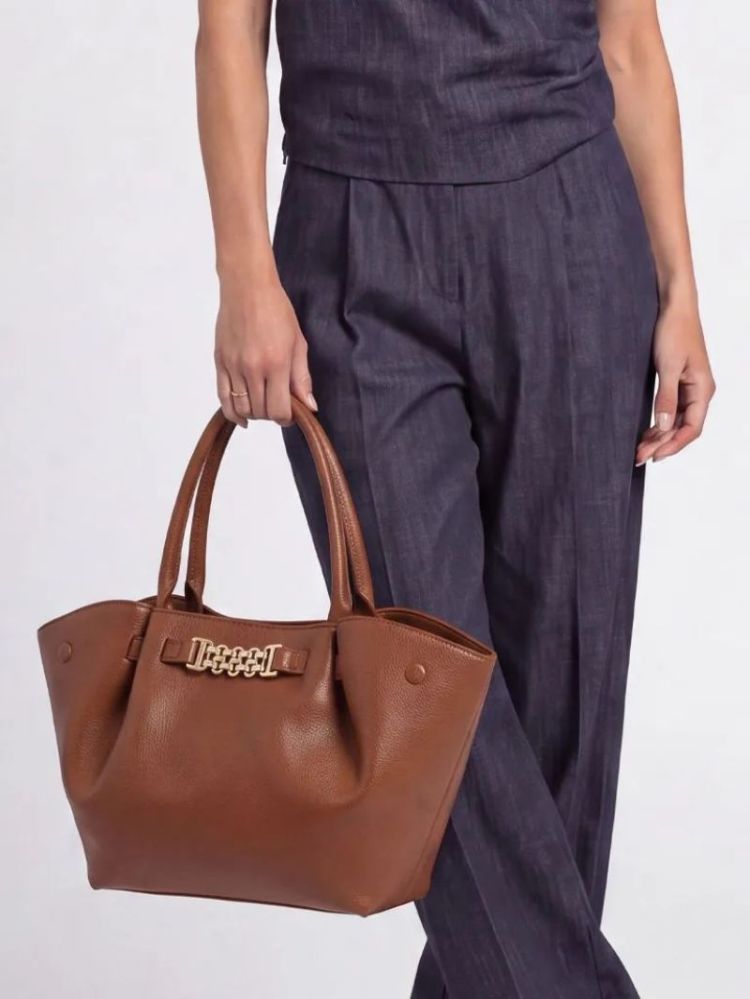 AMARA CHUNKY SHOPPER BROWN
