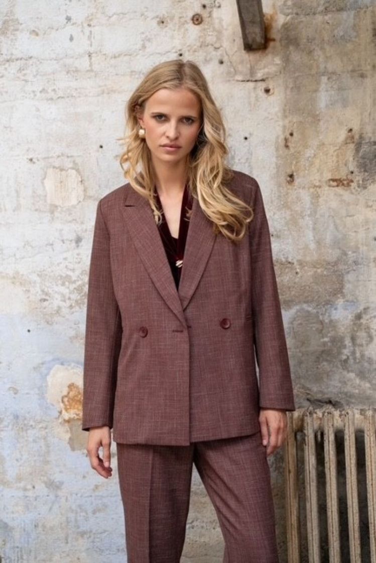 BLAZER STRAIGHT BORDEAUX