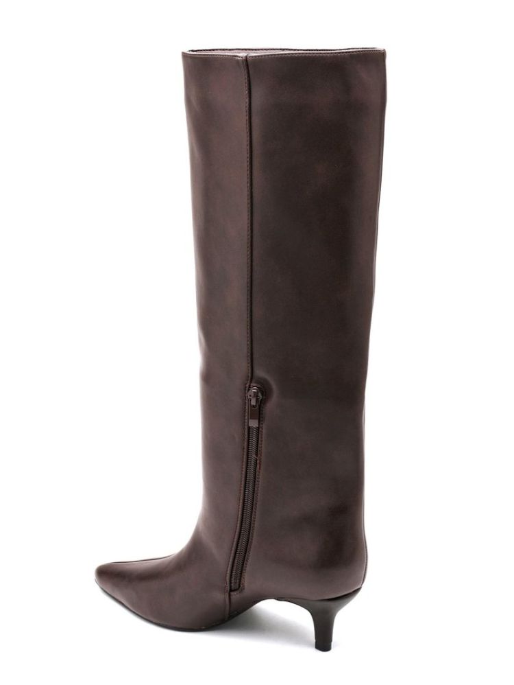 LONG BOOTS  BROWN