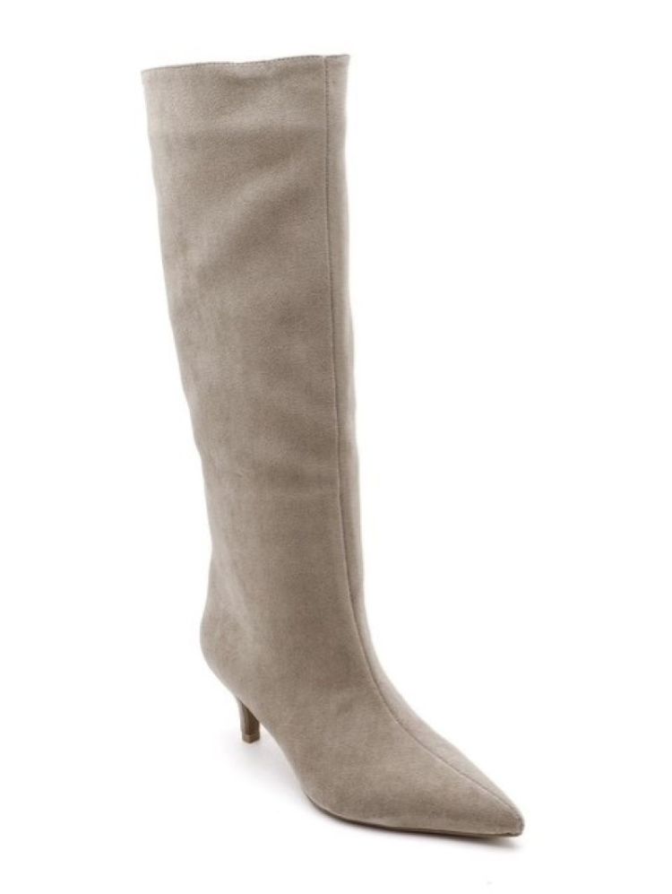 LONG BOOTS SUEDE SAND