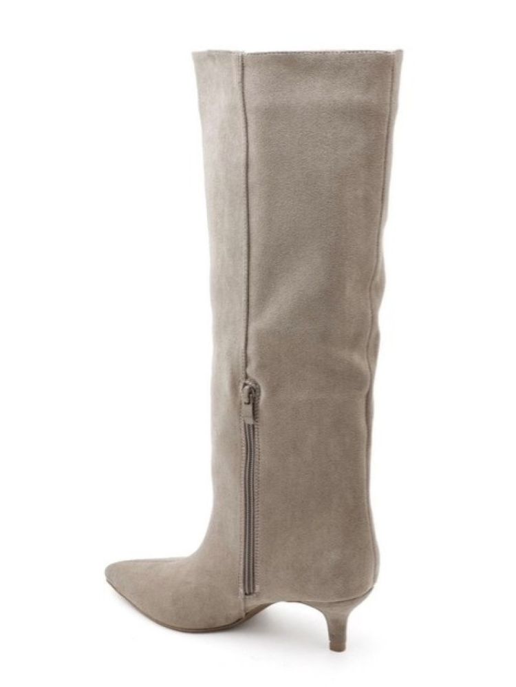 LONG BOOTS SUEDE SAND