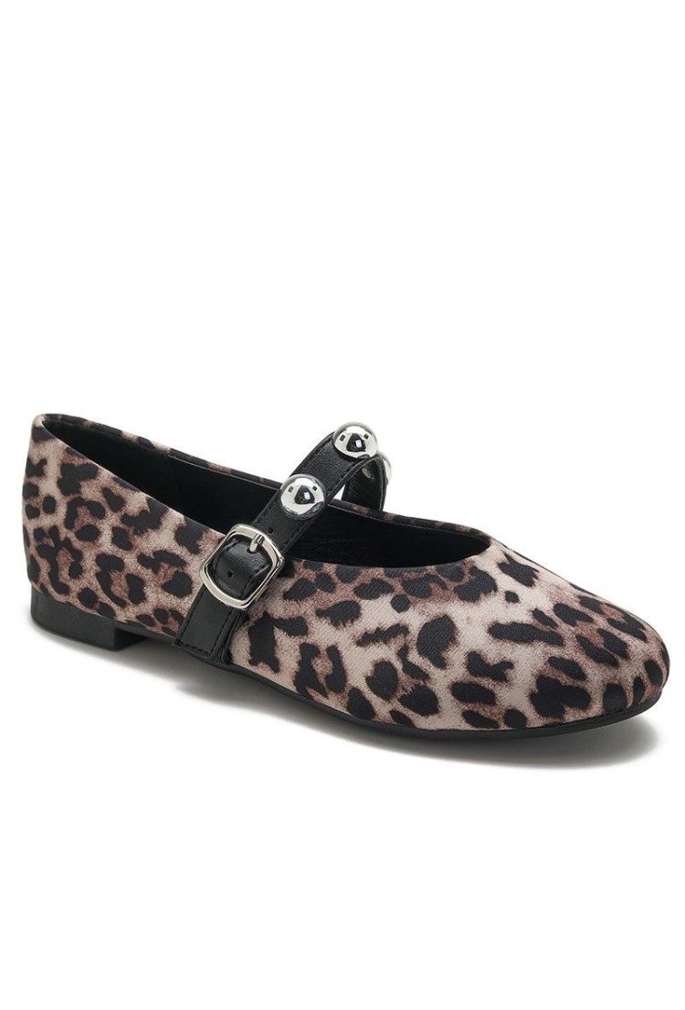 BALLERINA STUDS LEOPARD