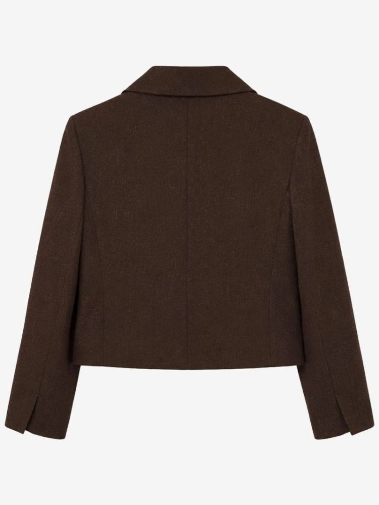 ANOU SHORT BLAZER CHOCOLATE CHIP